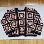 Handmade Cardigan by Ana Chic - Boho Mosaic black