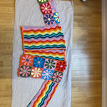 Handmade  by Ana Chic - Rainbow crop