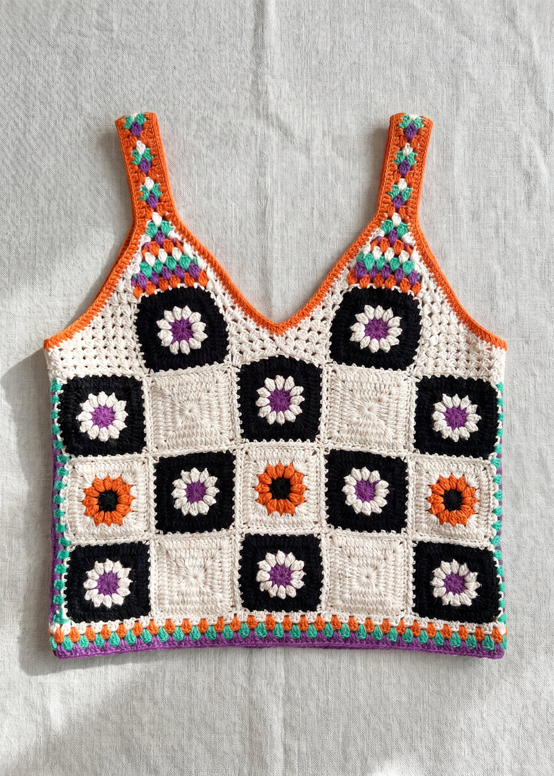 Handmade organic cotton vest by Ana Chic
