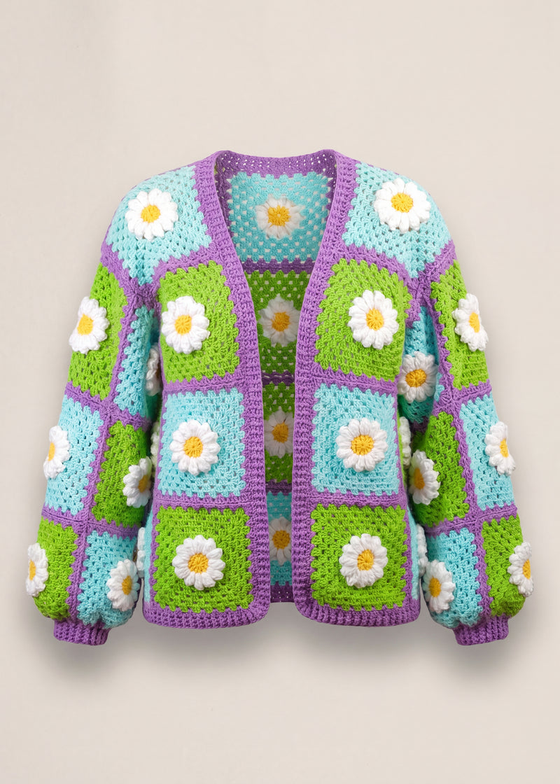 Handmade organic cotton cardigan by Ana Chic