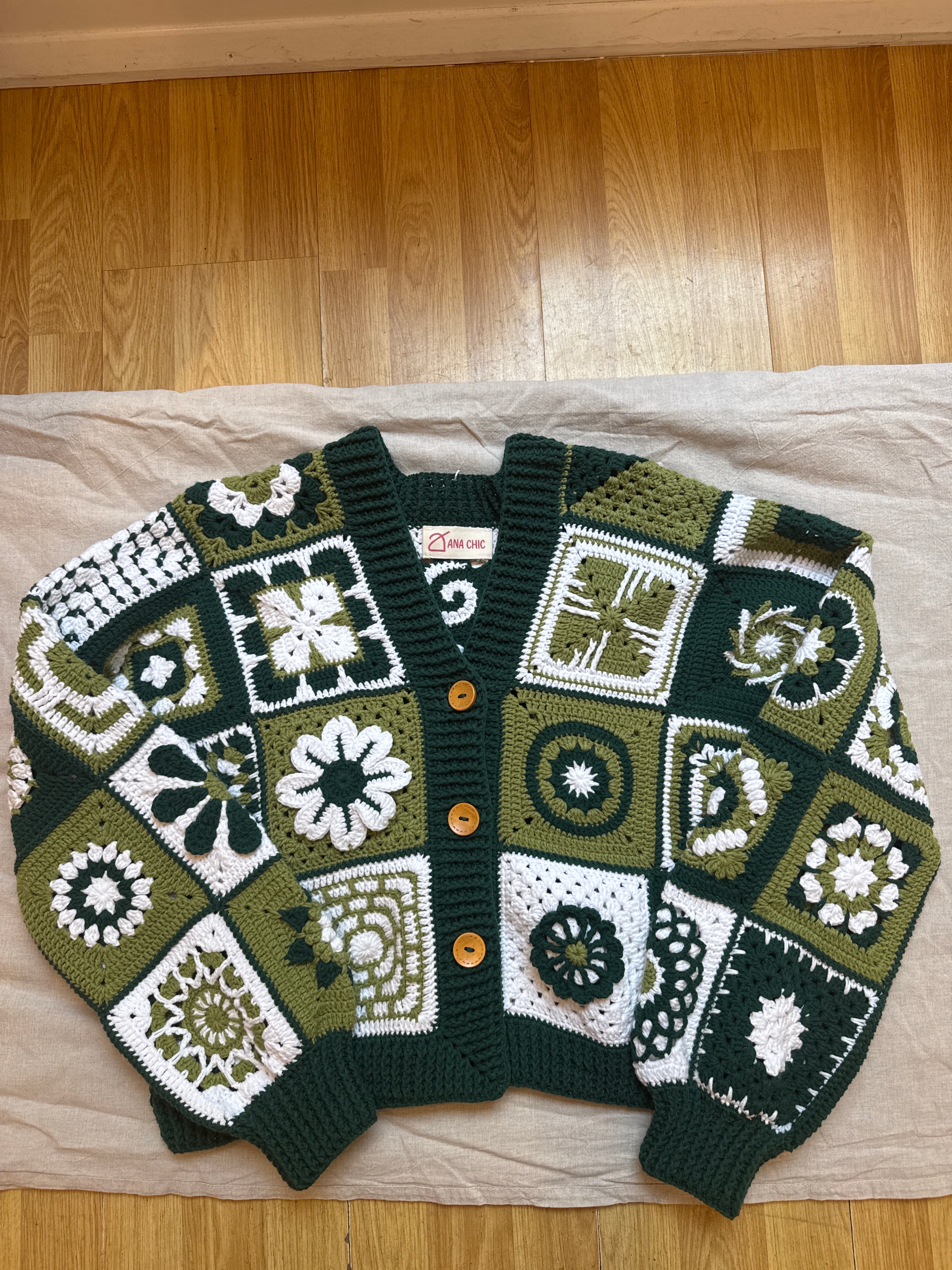 Handmade Cardigan by Ana Chic - Leyla mandala cardigan