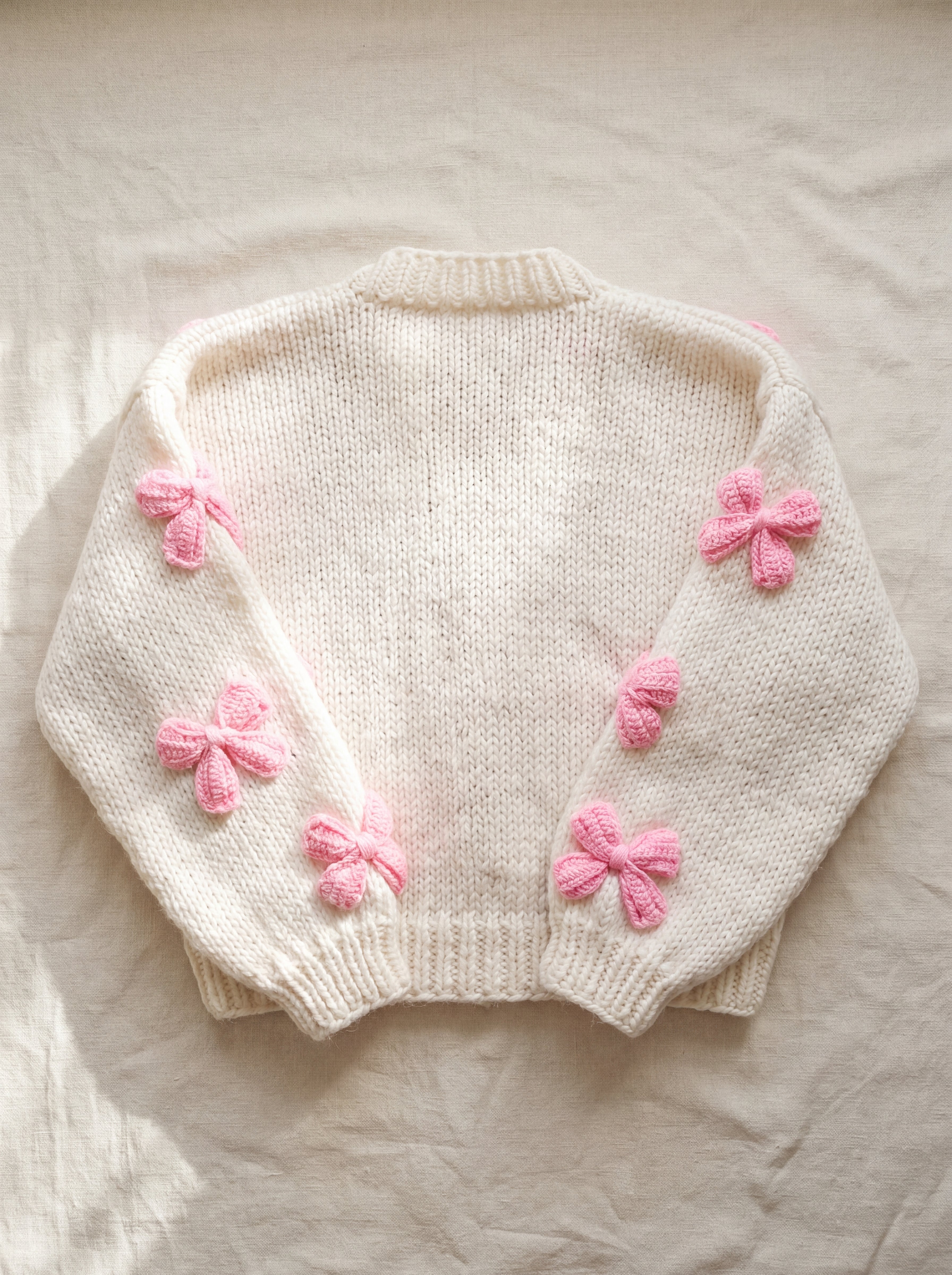 Handmade organic cotton cardigan by Ana Chic