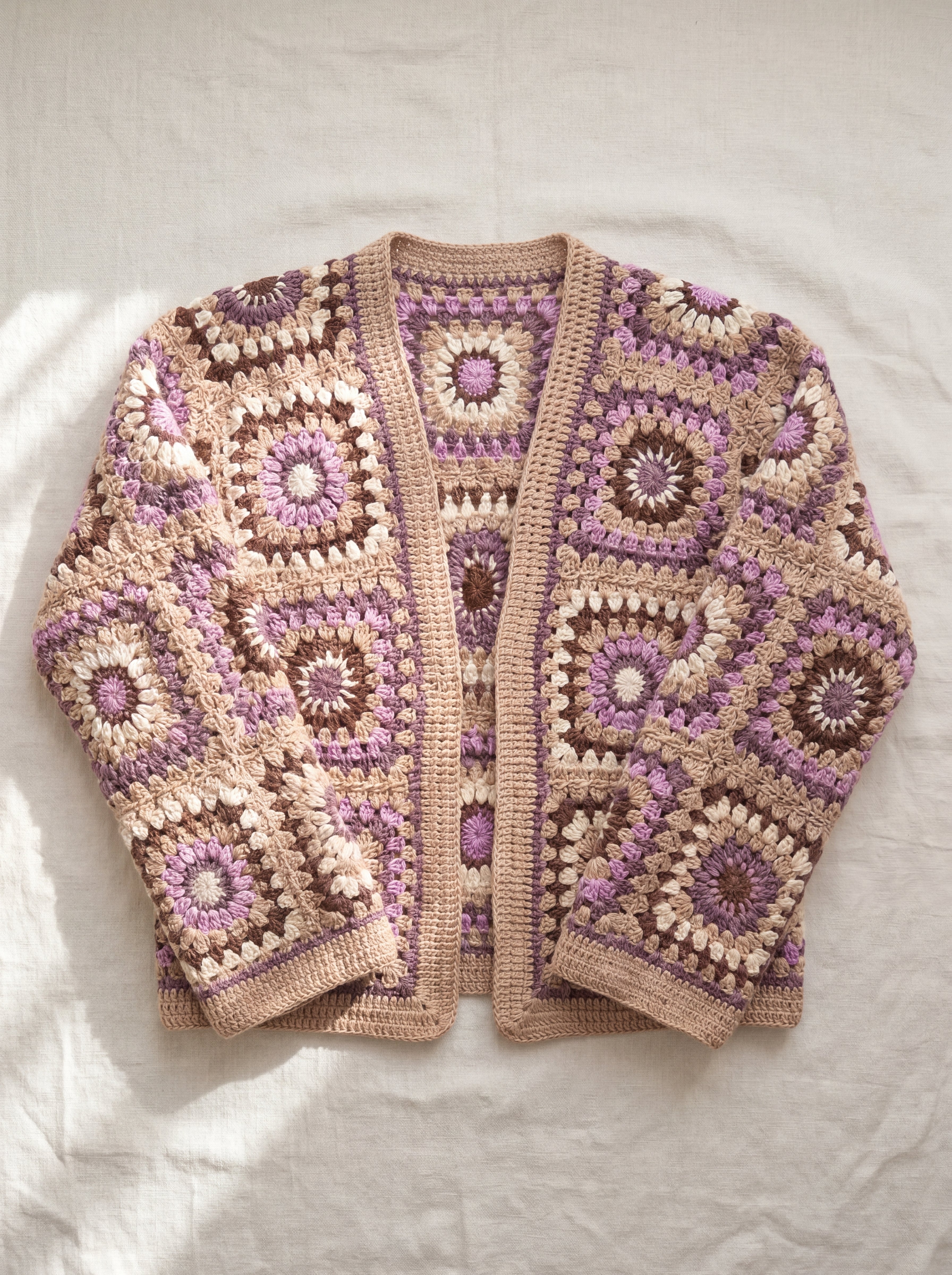 Handmade organic cotton cardigan by Ana Chic