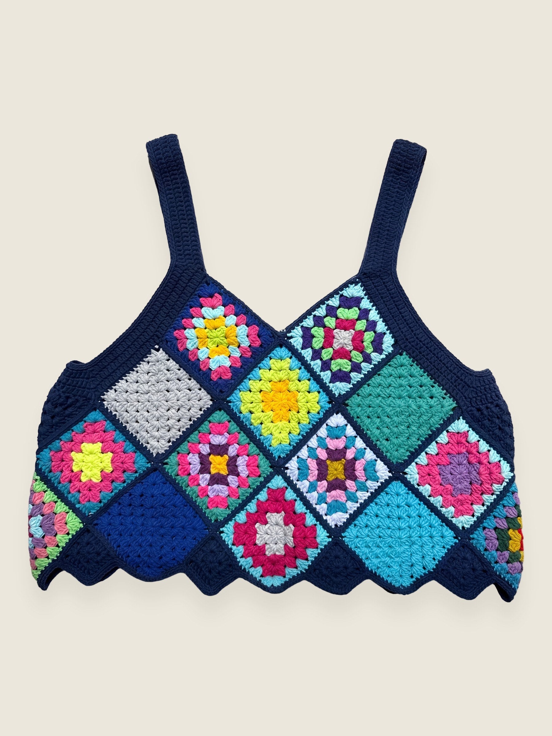 Handmade organic cotton crochet top by Ana Chic