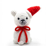 White Bear Toy, handmade crochet amigurumi by Ana Chic