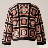 Handmade organic cotton crochet cardigan by Ana Chic