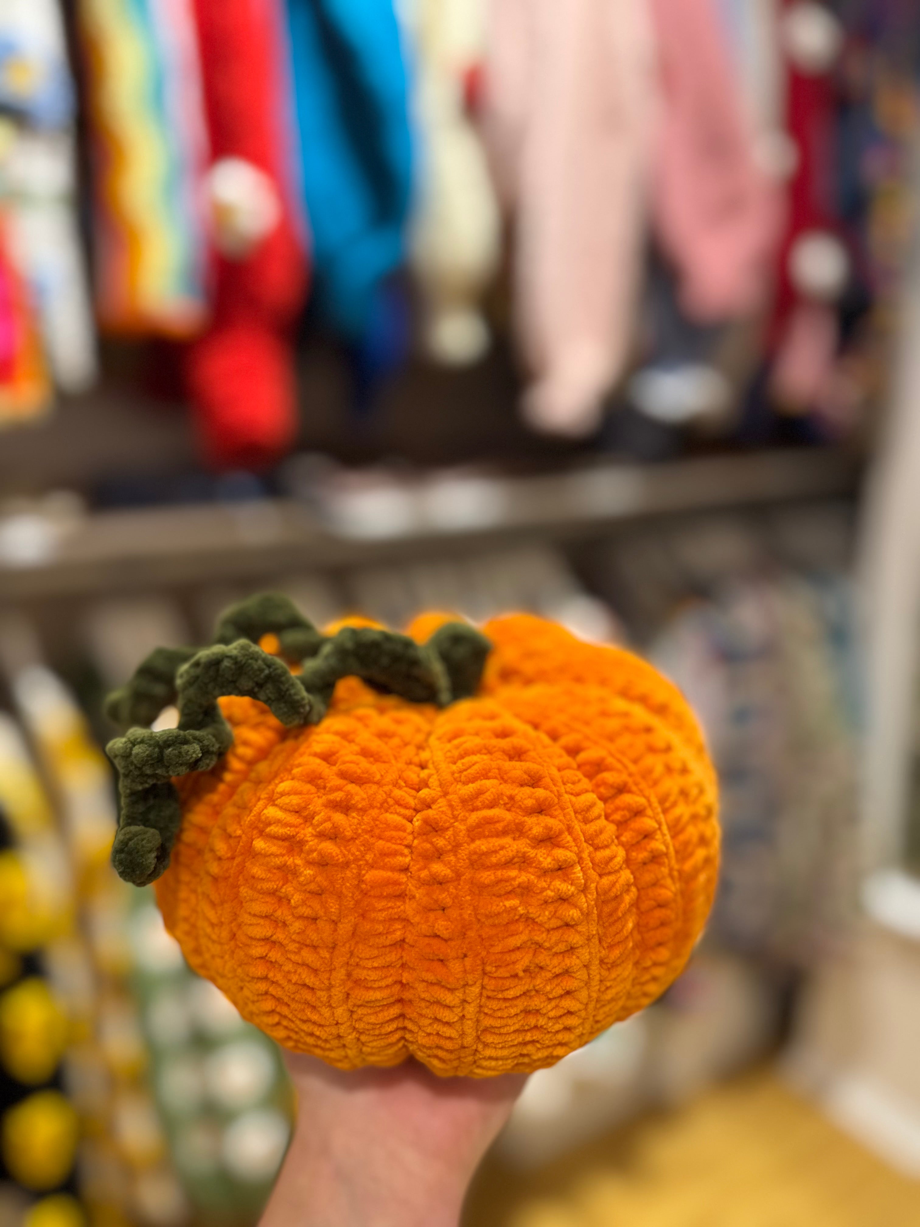 Handmade organic cotton crochet pumpkin by Ana Chic