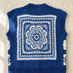 Handmade organic cotton vest by Ana Chic