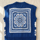 Handmade organic cotton vest by Ana Chic