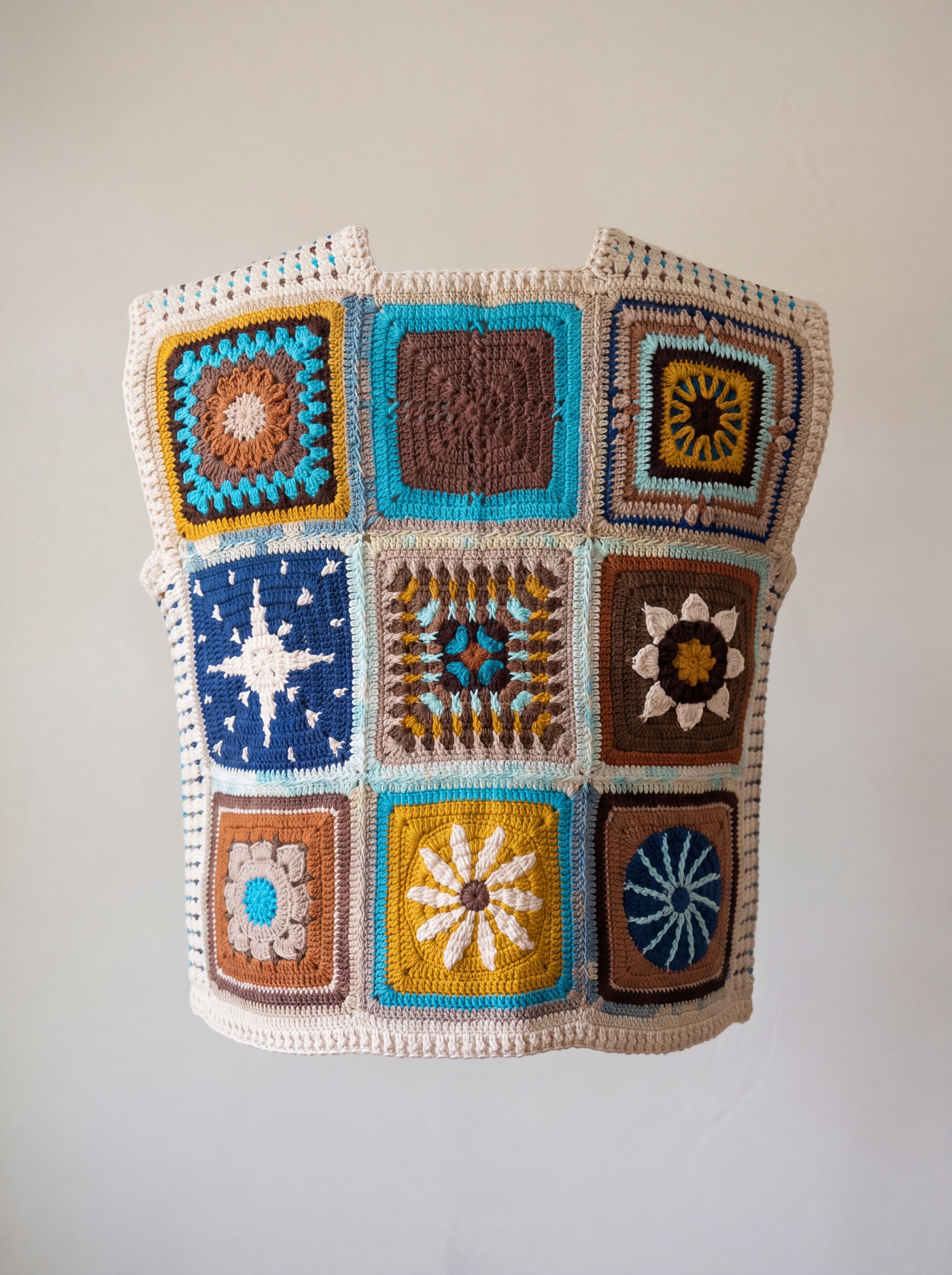 Handmade organic cotton vest by Ana Chic