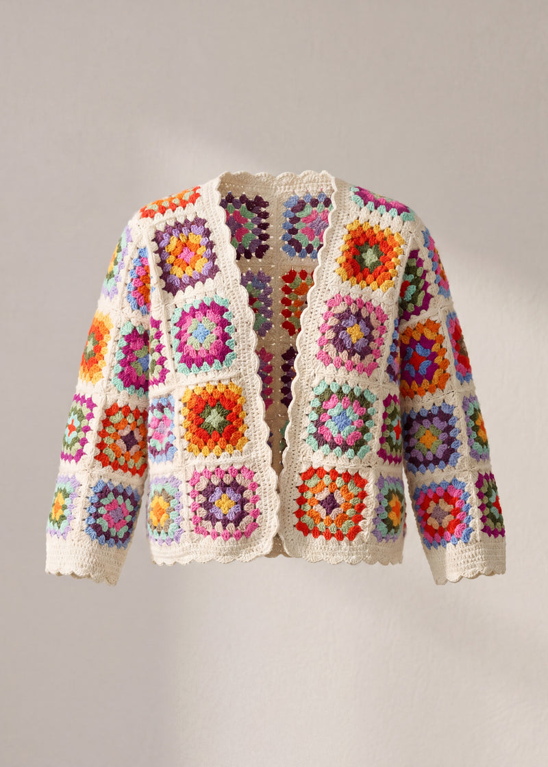 Handmade organic cotton cardigan by Ana Chic