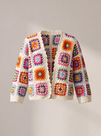 Handmade organic cotton cardigan by Ana Chic