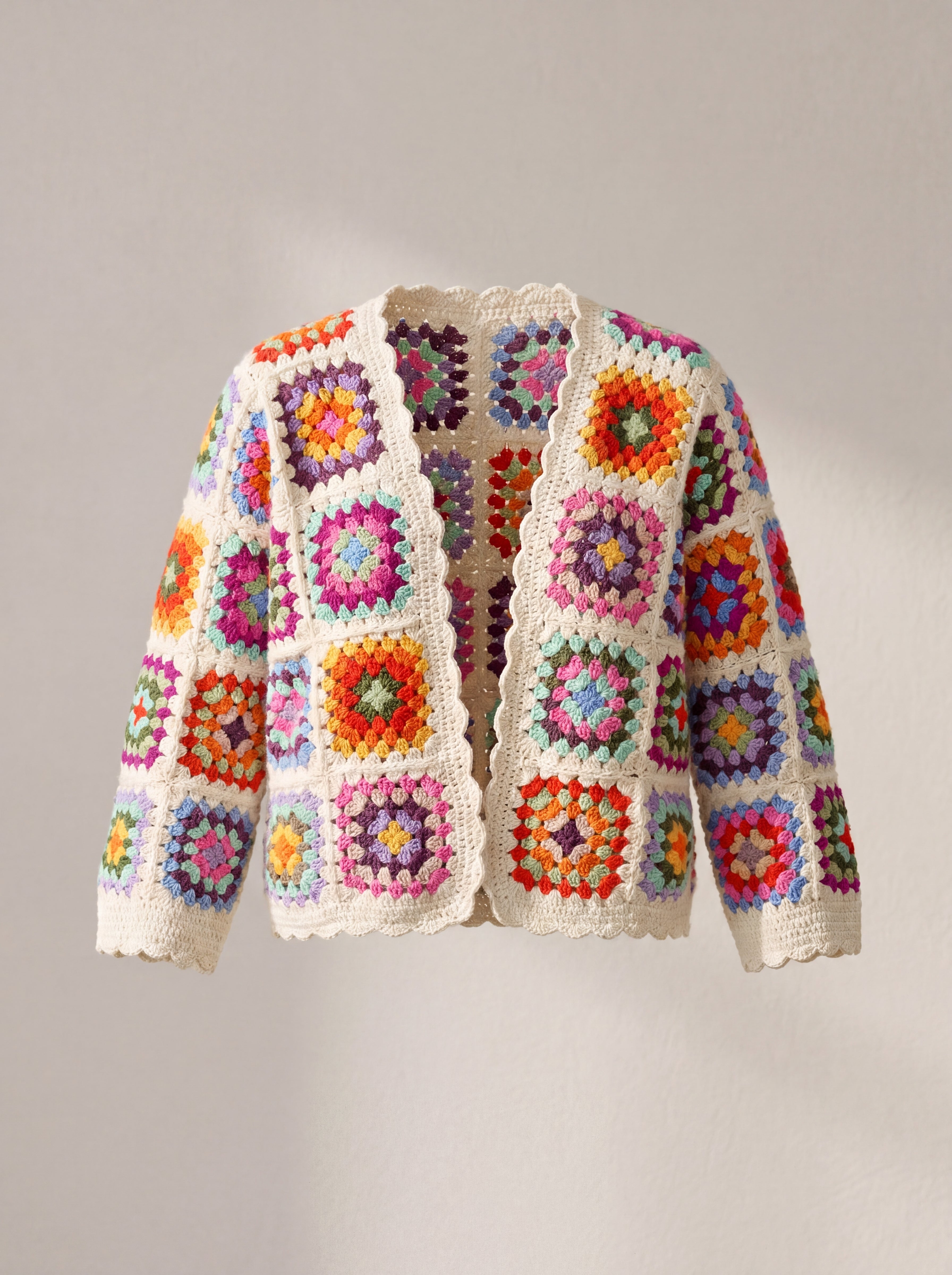 Handmade organic cotton cardigan by Ana Chic