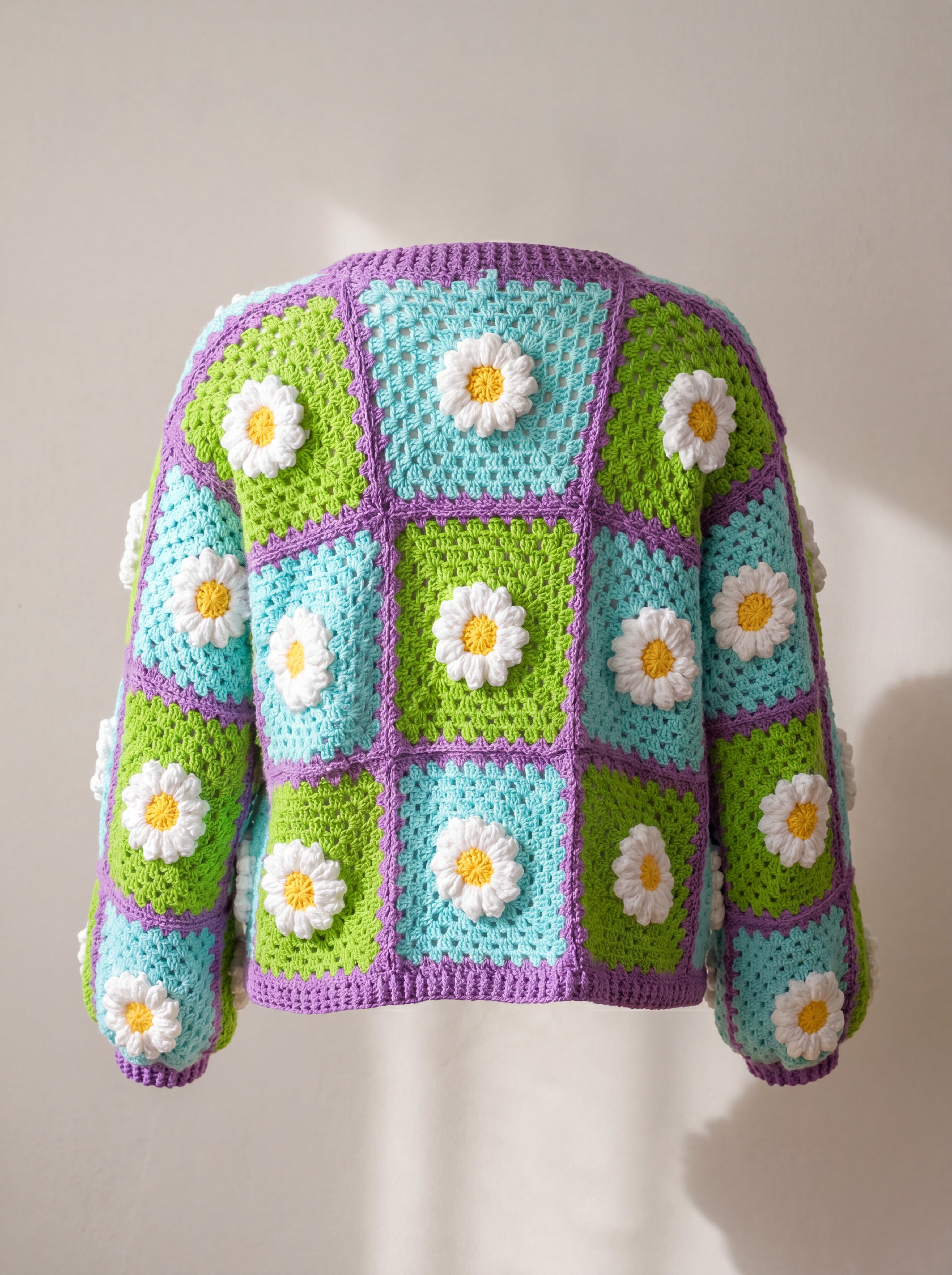 Handmade organic cotton cardigan by Ana Chic