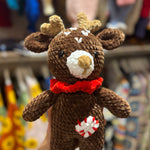 Handmade organic cotton crochet reindeer toy by Ana Chic