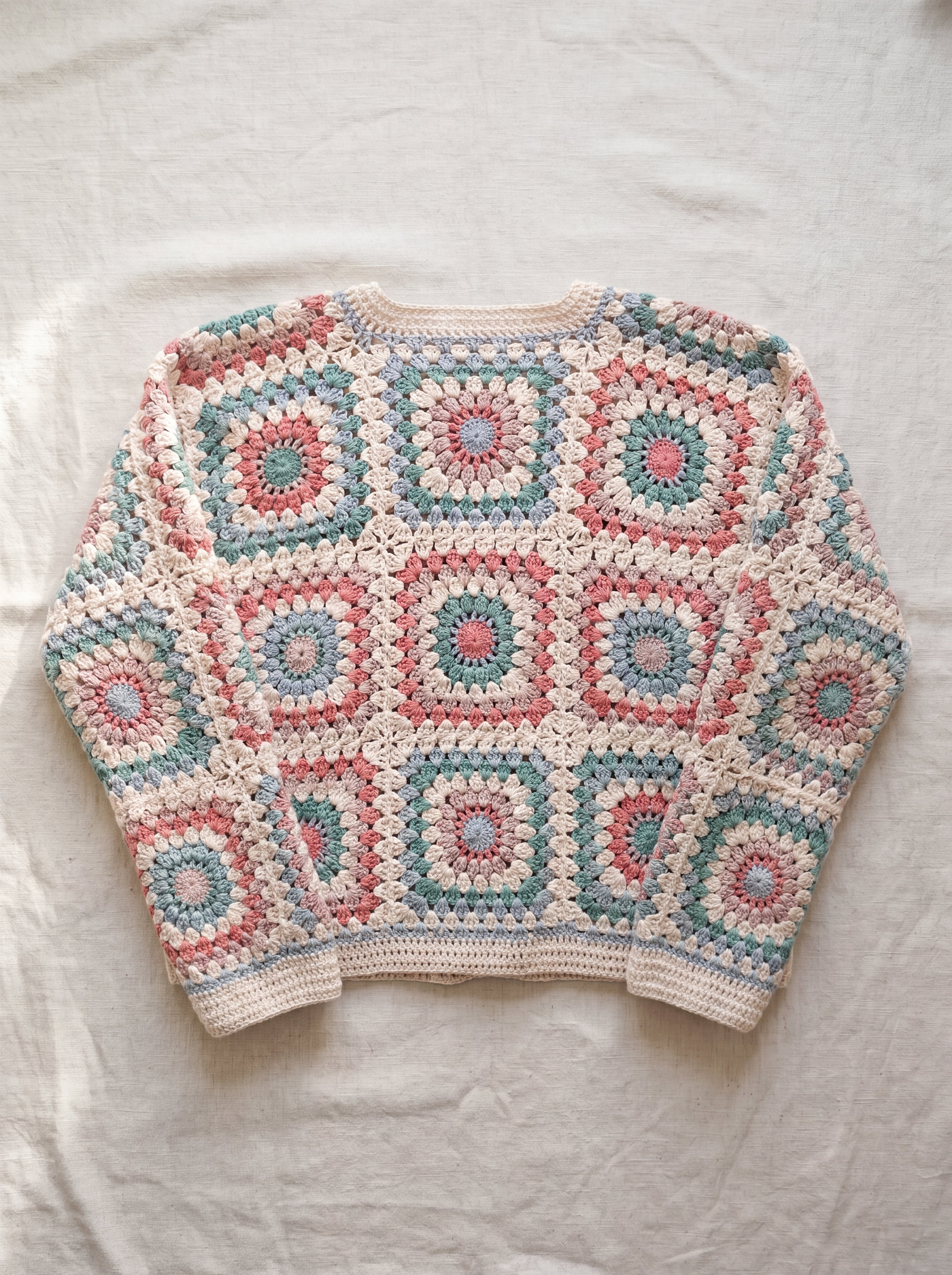 Handmade organic cotton cardigan by Ana Chic