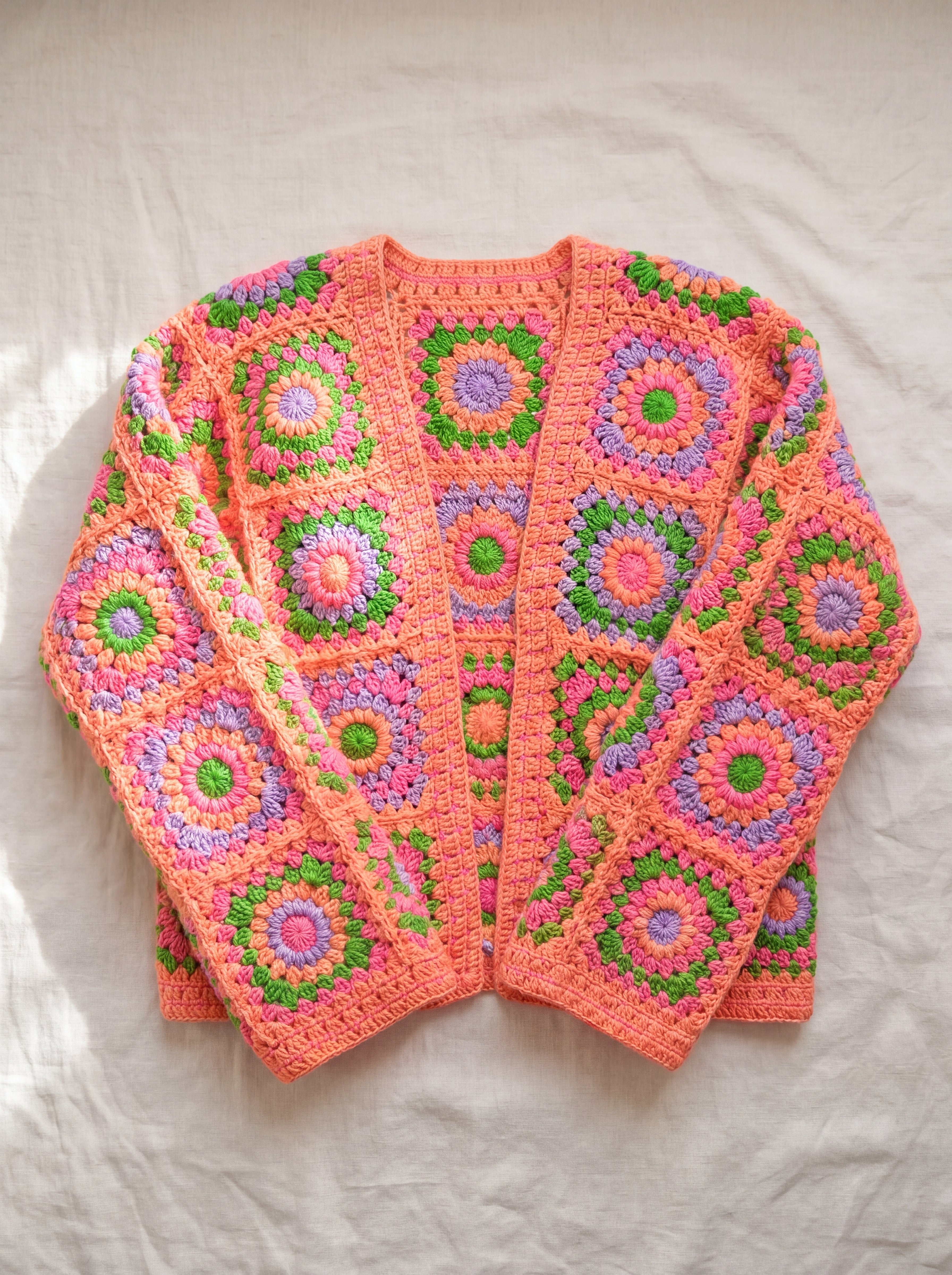 Handmade organic cotton cardigan by Ana Chic