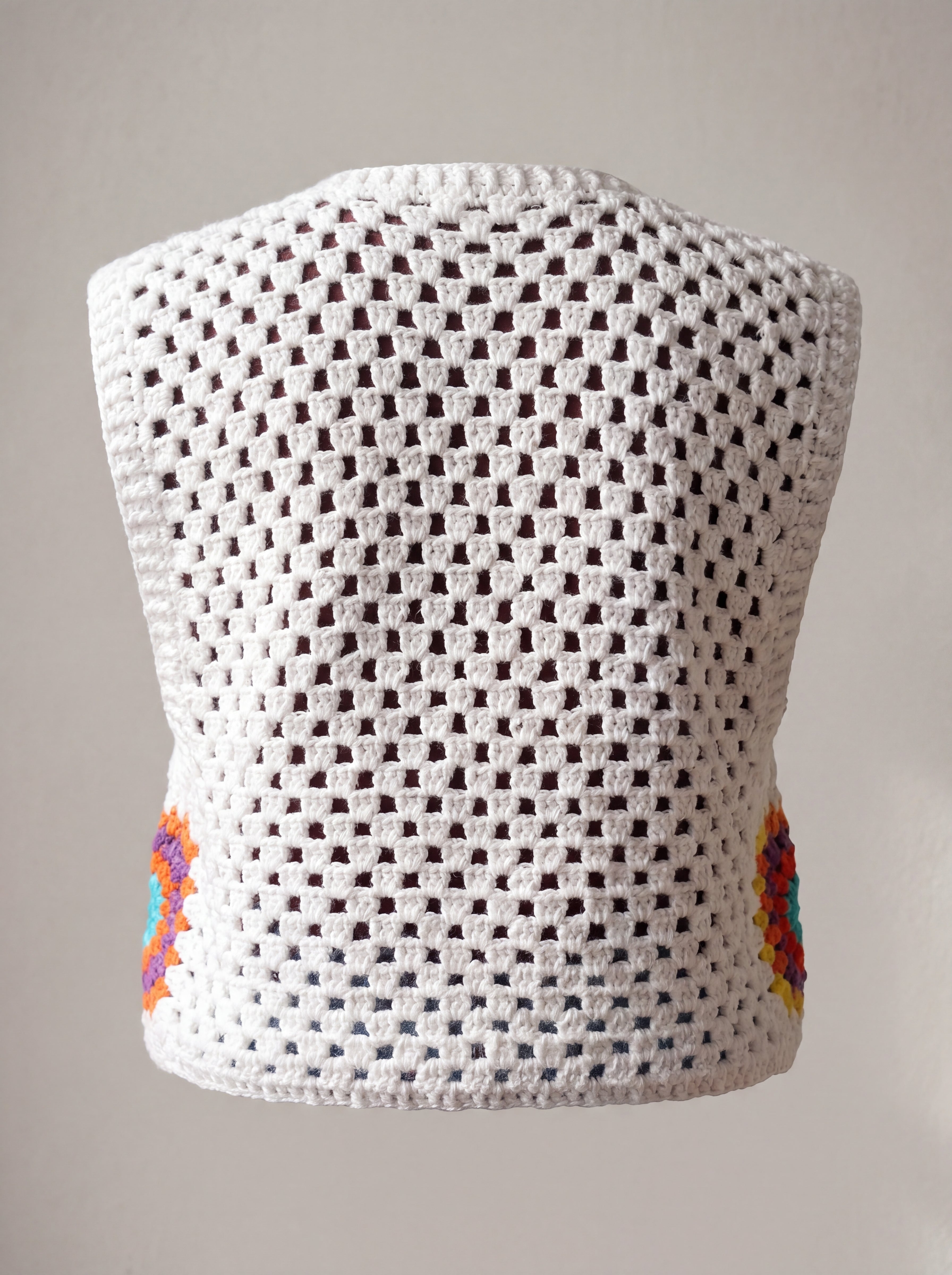 Handmade organic cotton vest by Ana Chic