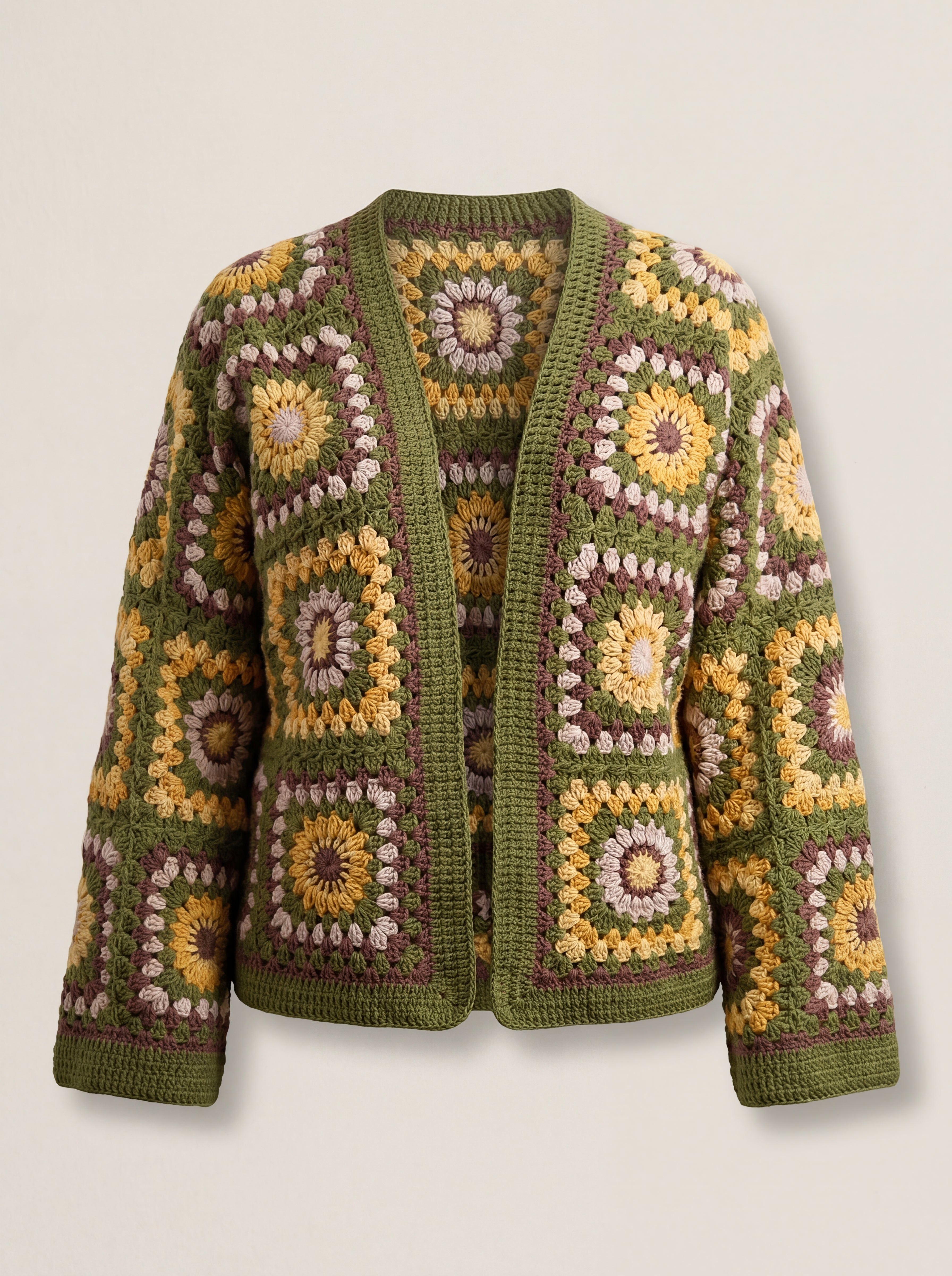 Handmade organic cotton cardigan by Ana Chic