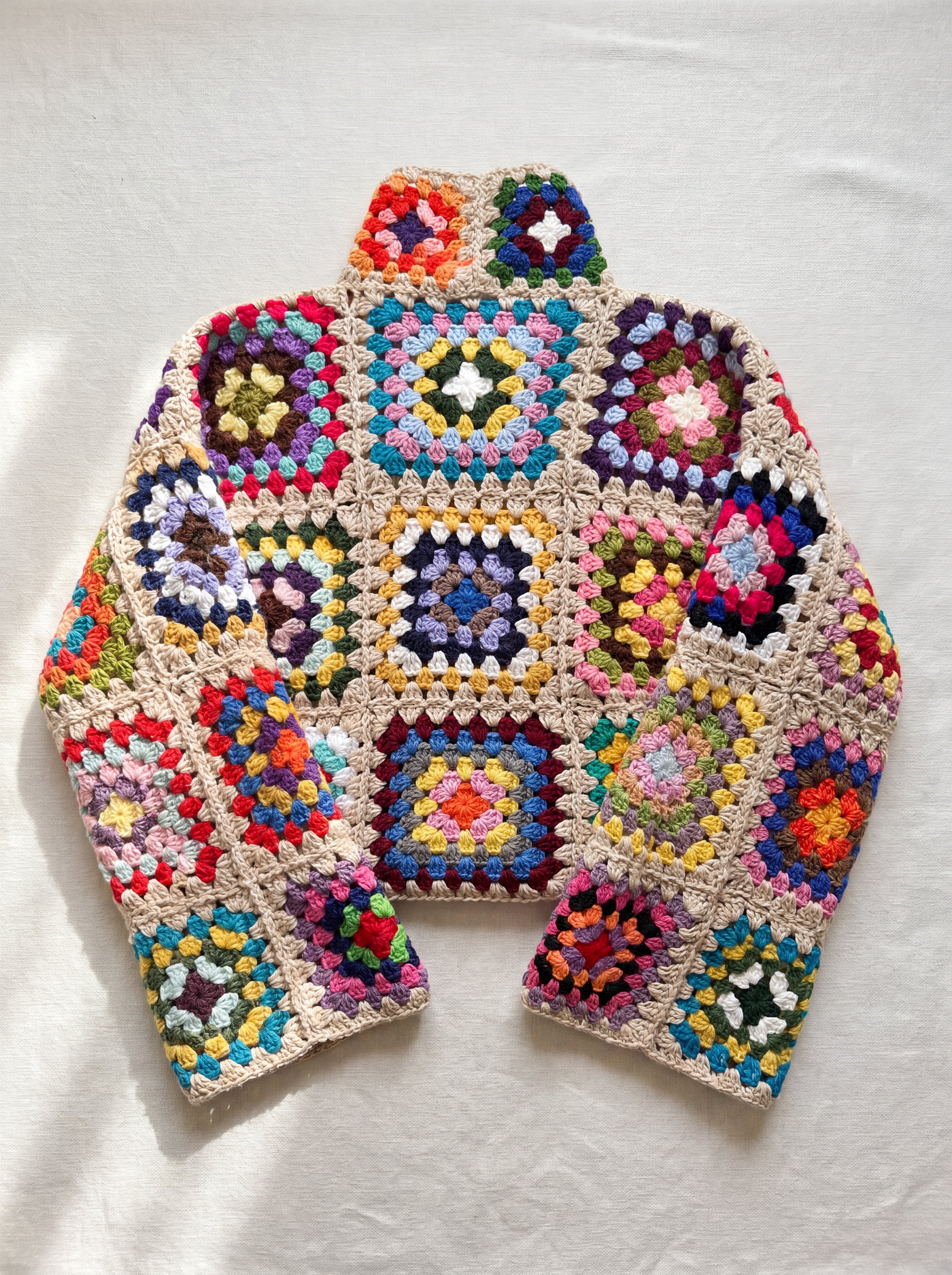 Handmade organic cotton jumper (Beige) by Ana Chic