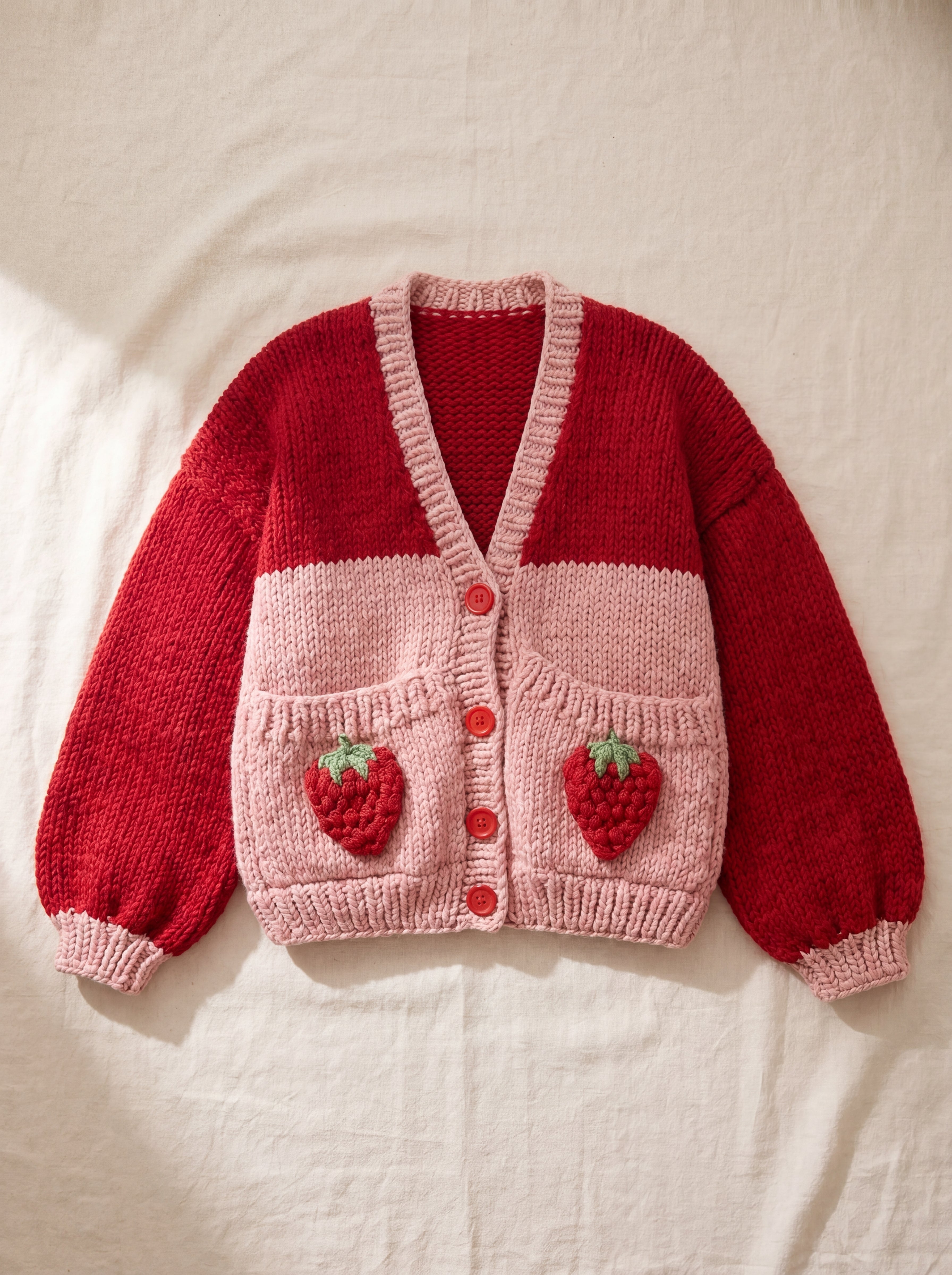 Handmade organic cotton cardigan by Ana Chic