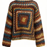 Earth – Chunky Wool Crochet Jumper — handmade chunky wool crochet jumper by Ana Chic