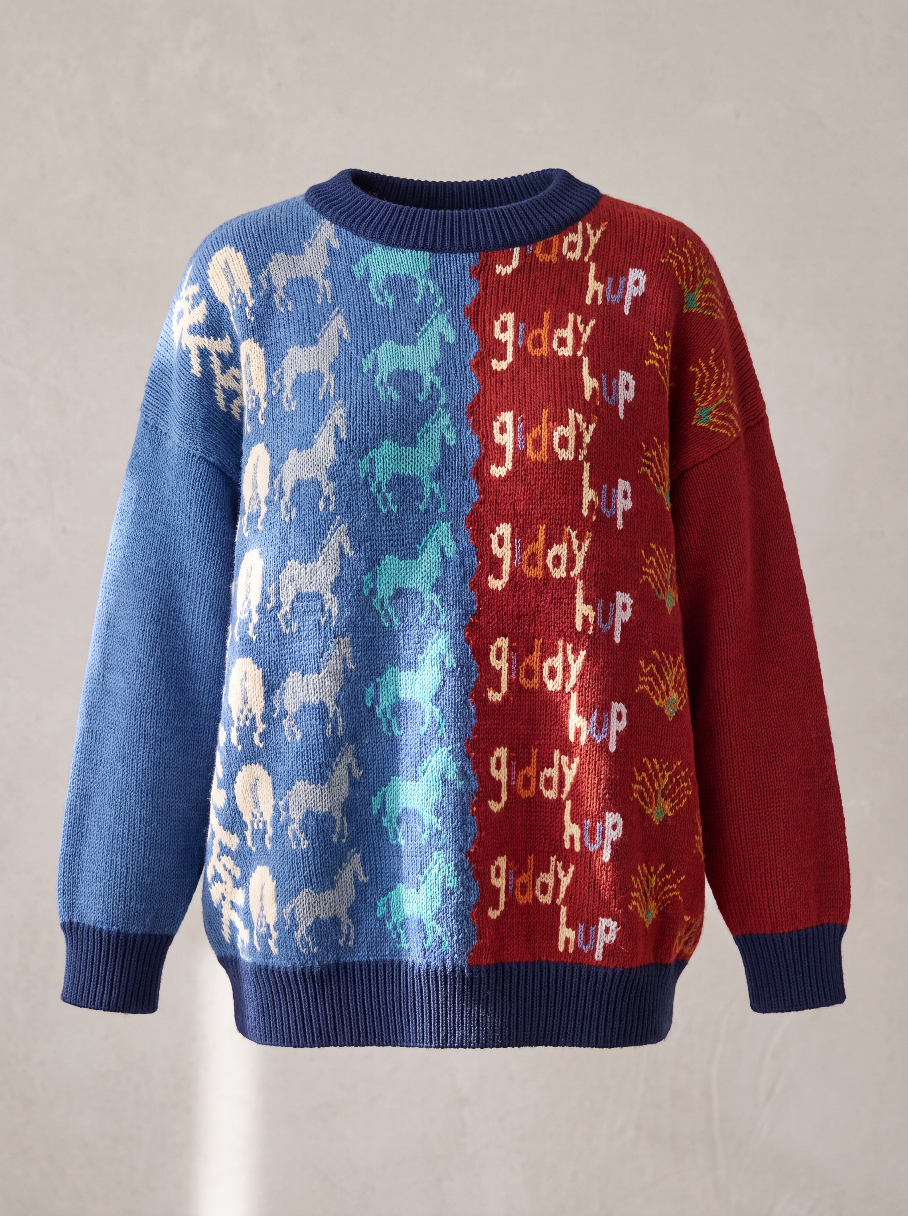 Handmade organic cotton knitted jumper by Ana Chic