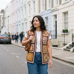 Handmade crochet vest, London street style — Ana Chic