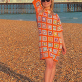 Handmade organic cotton crochet dress by Ana Chic