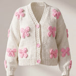 Handmade organic cotton cardigan by Ana Chic