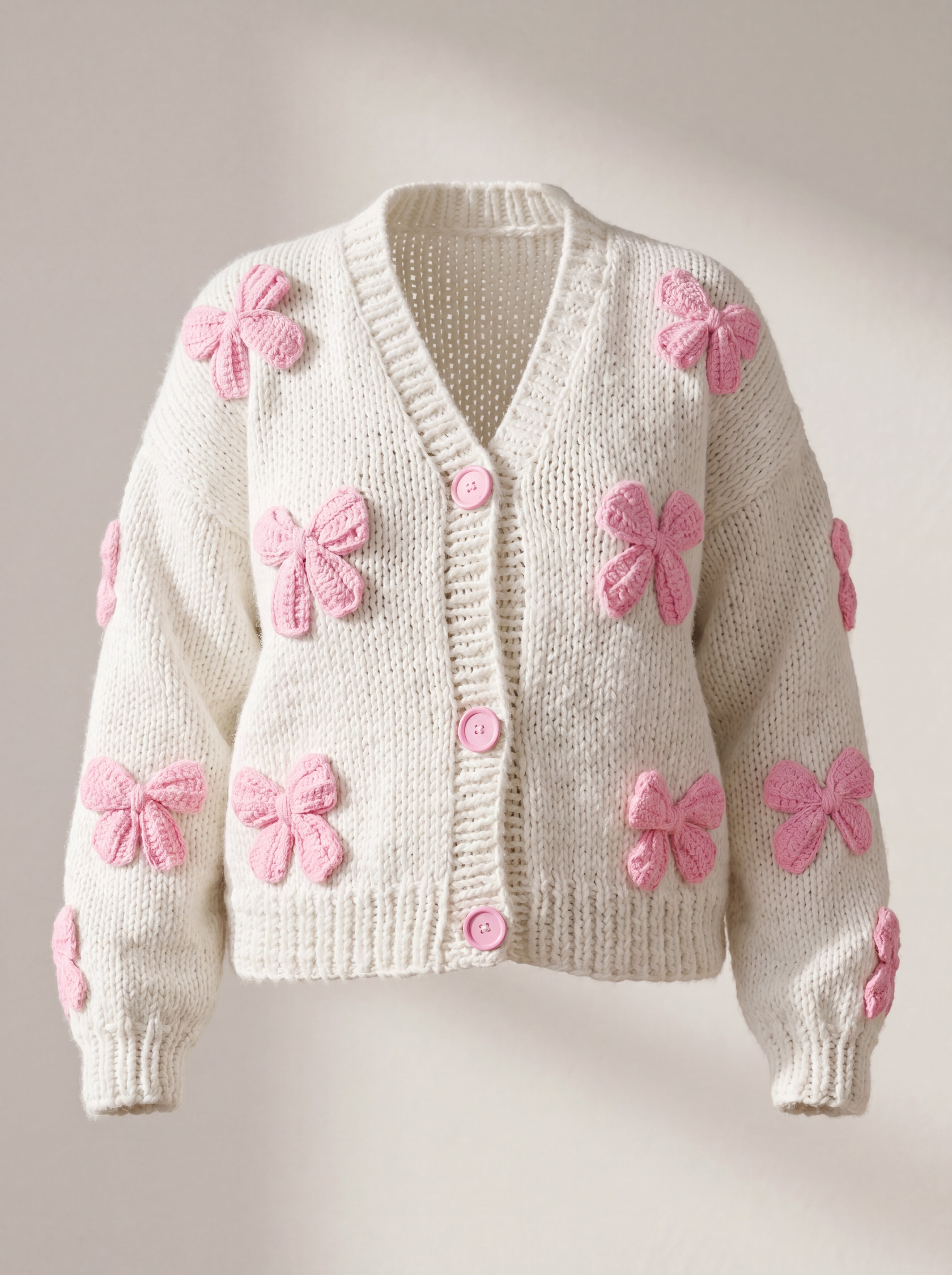 Handmade organic cotton cardigan by Ana Chic
