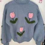 Handmade  by Ana Chic - Tulip blue