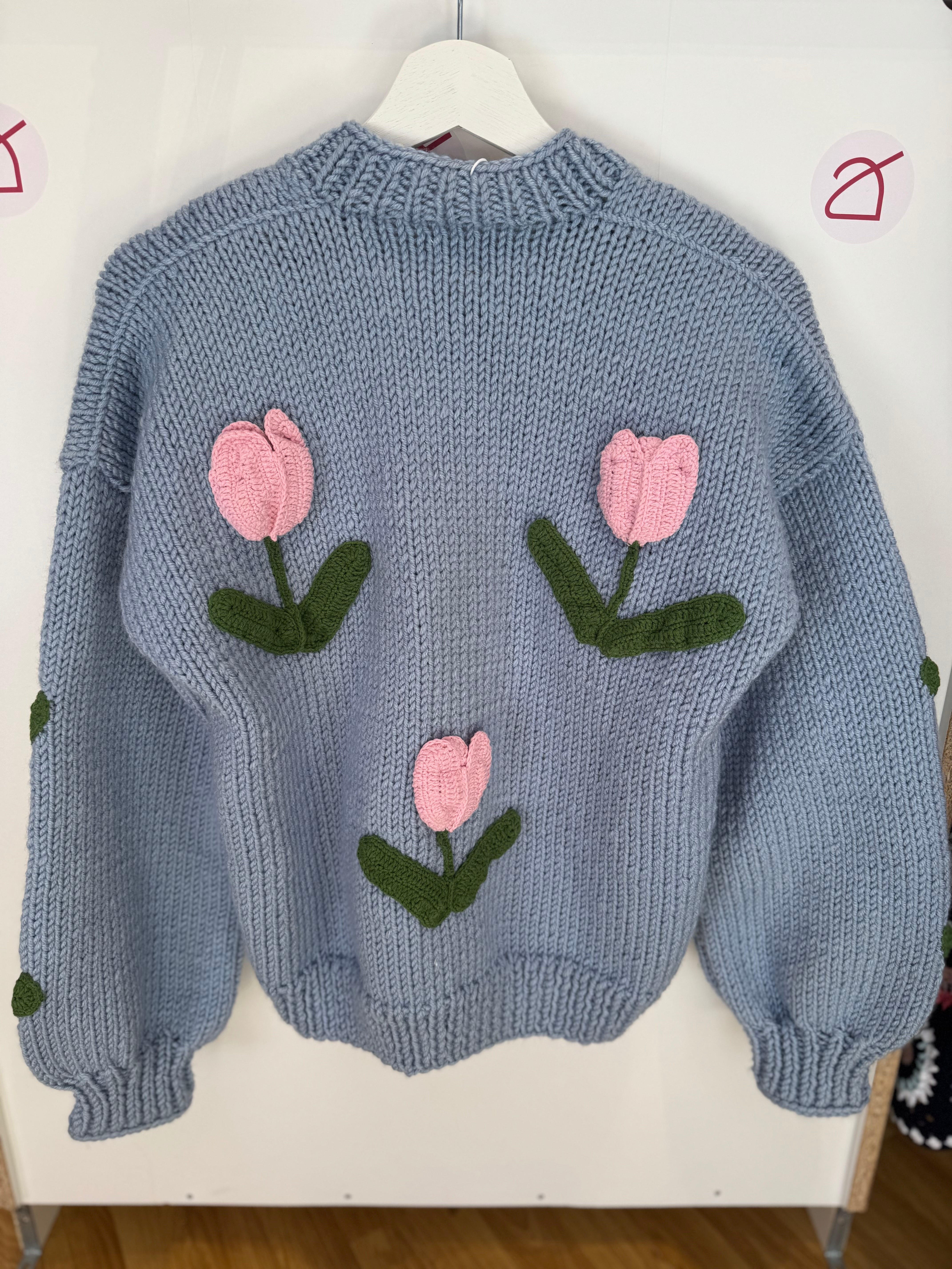 Handmade  by Ana Chic - Tulip blue