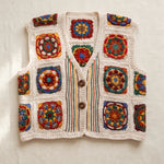 Handmade organic cotton vest by Ana Chic