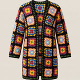 Handmade organic cotton crochet cardigan by Ana Chic