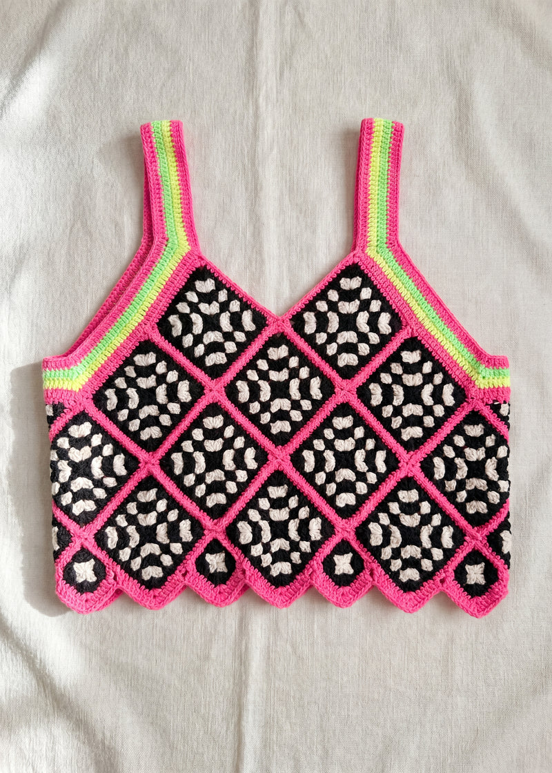 Handmade organic cotton vest by Ana Chic
