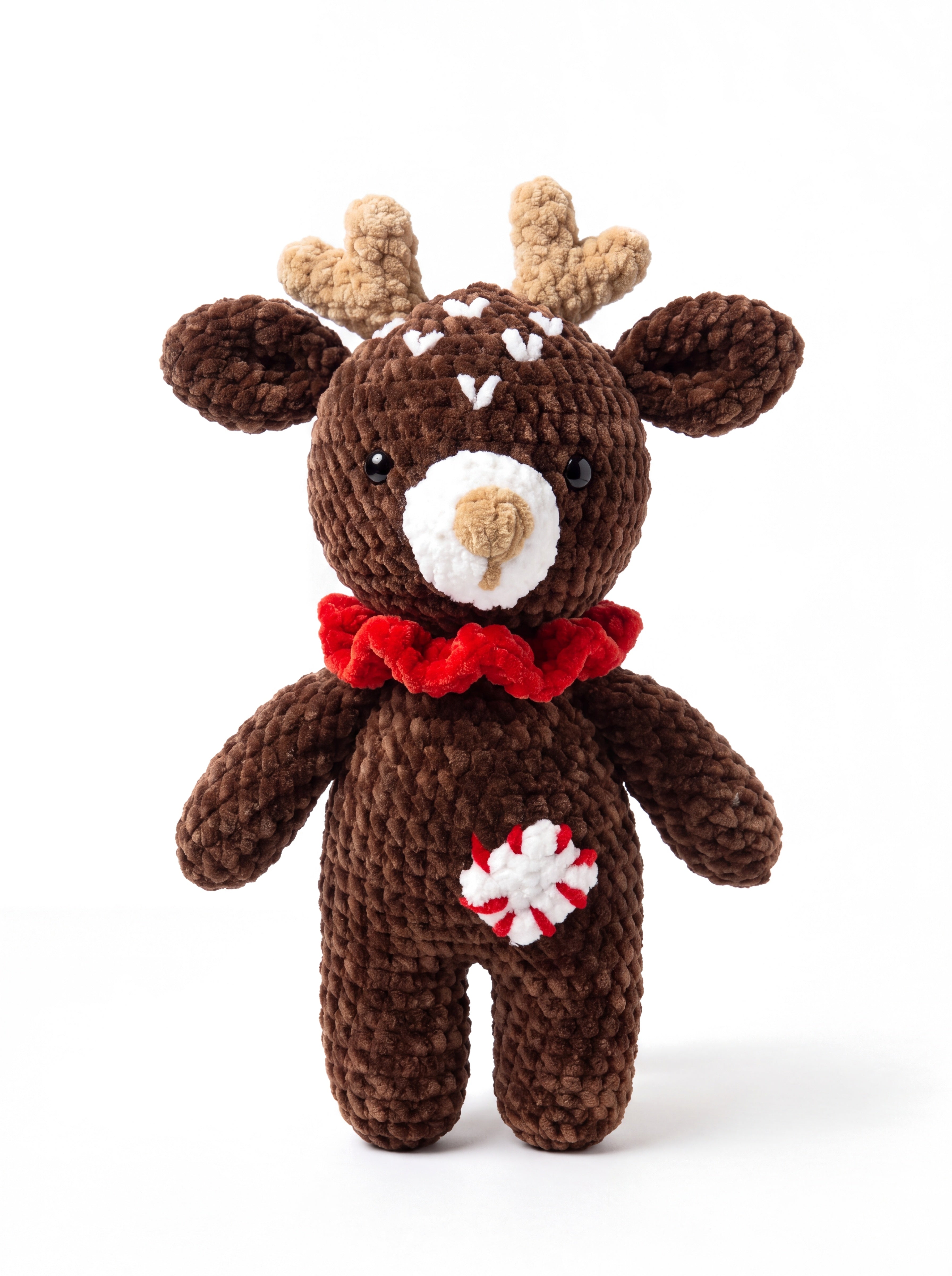 Reindeer toy, handmade crochet amigurumi by Ana Chic
