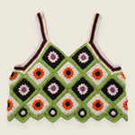 Handmade organic cotton crochet top by Ana Chic