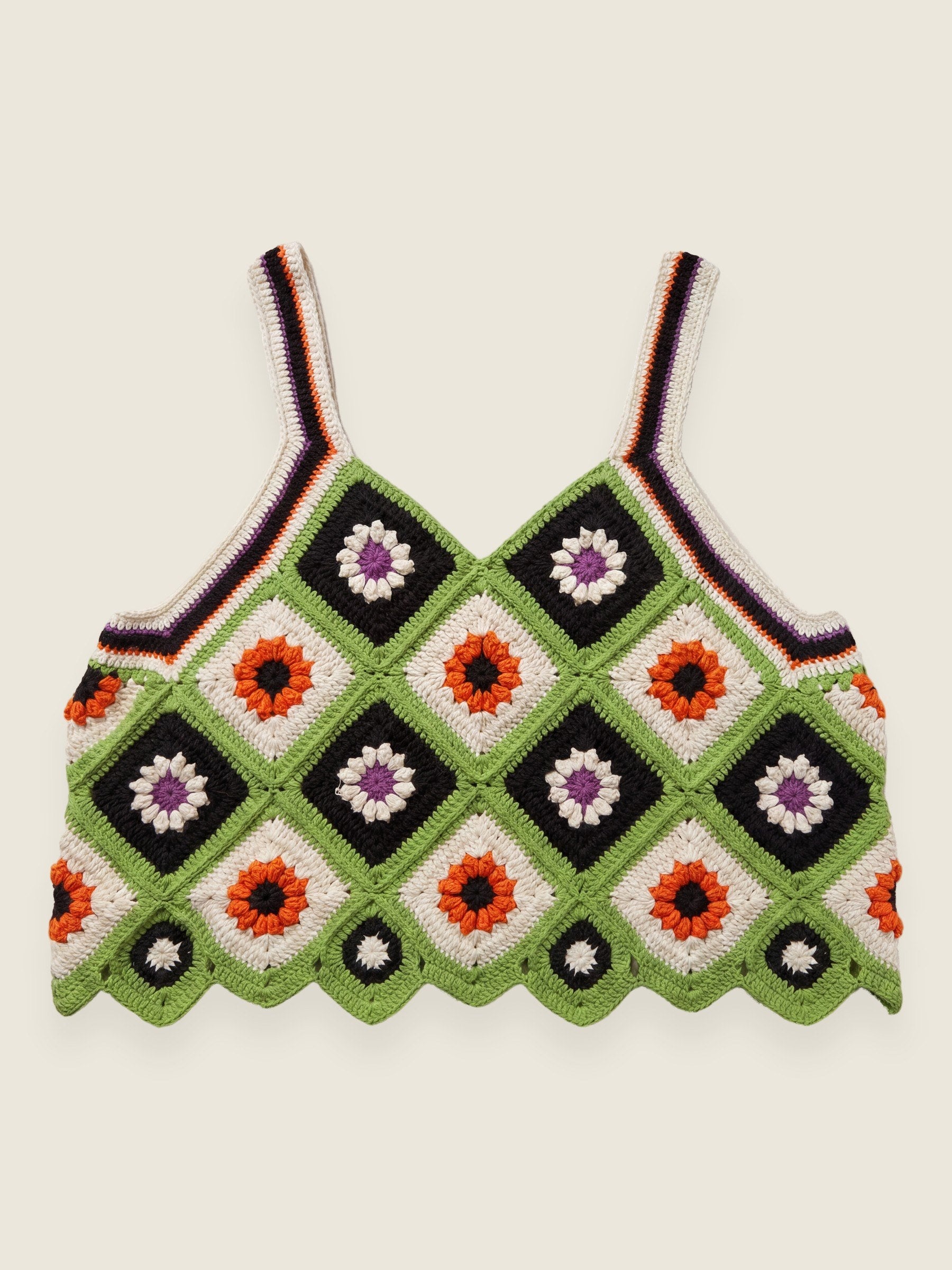 Handmade organic cotton crochet top by Ana Chic