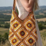 Granny Bag — handmade organic cotton crochet bag by Ana Chic