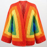 Rainbow Dream Crochet Cardigan