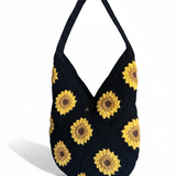 Black Sunflower Bag