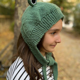 Froggy Beanie with Ties