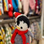 Handmade organic cotton crochet copy reindeer toy by Ana Chic