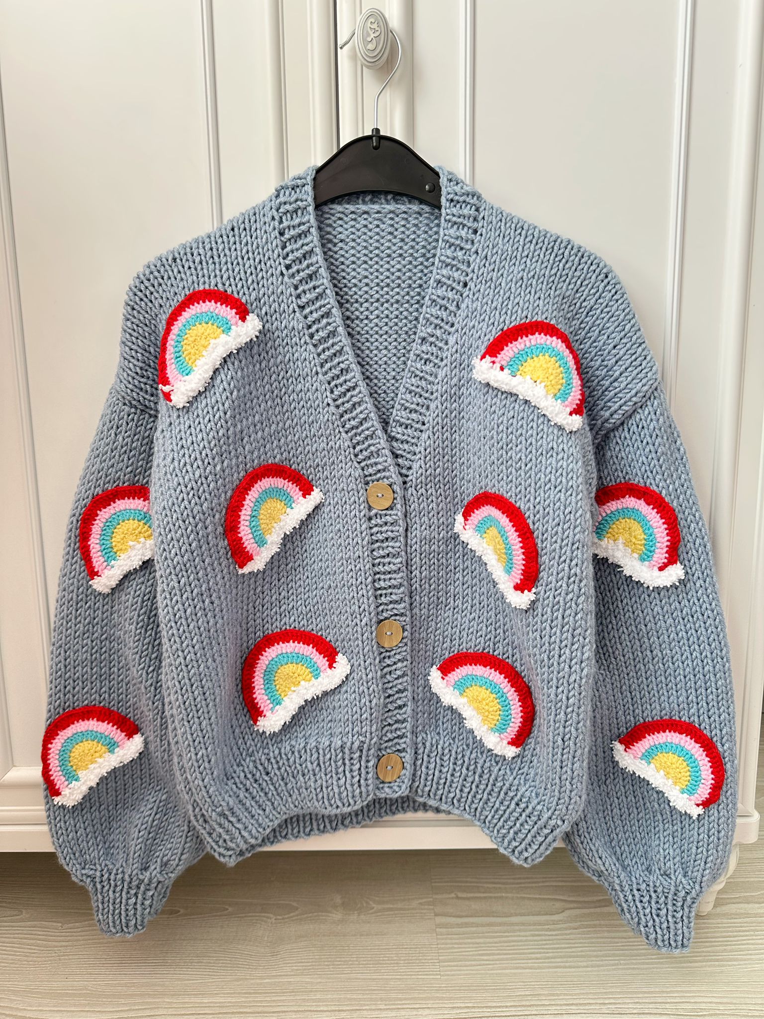 Handmade Cardigan by Ana Chic - Sky (Copy)