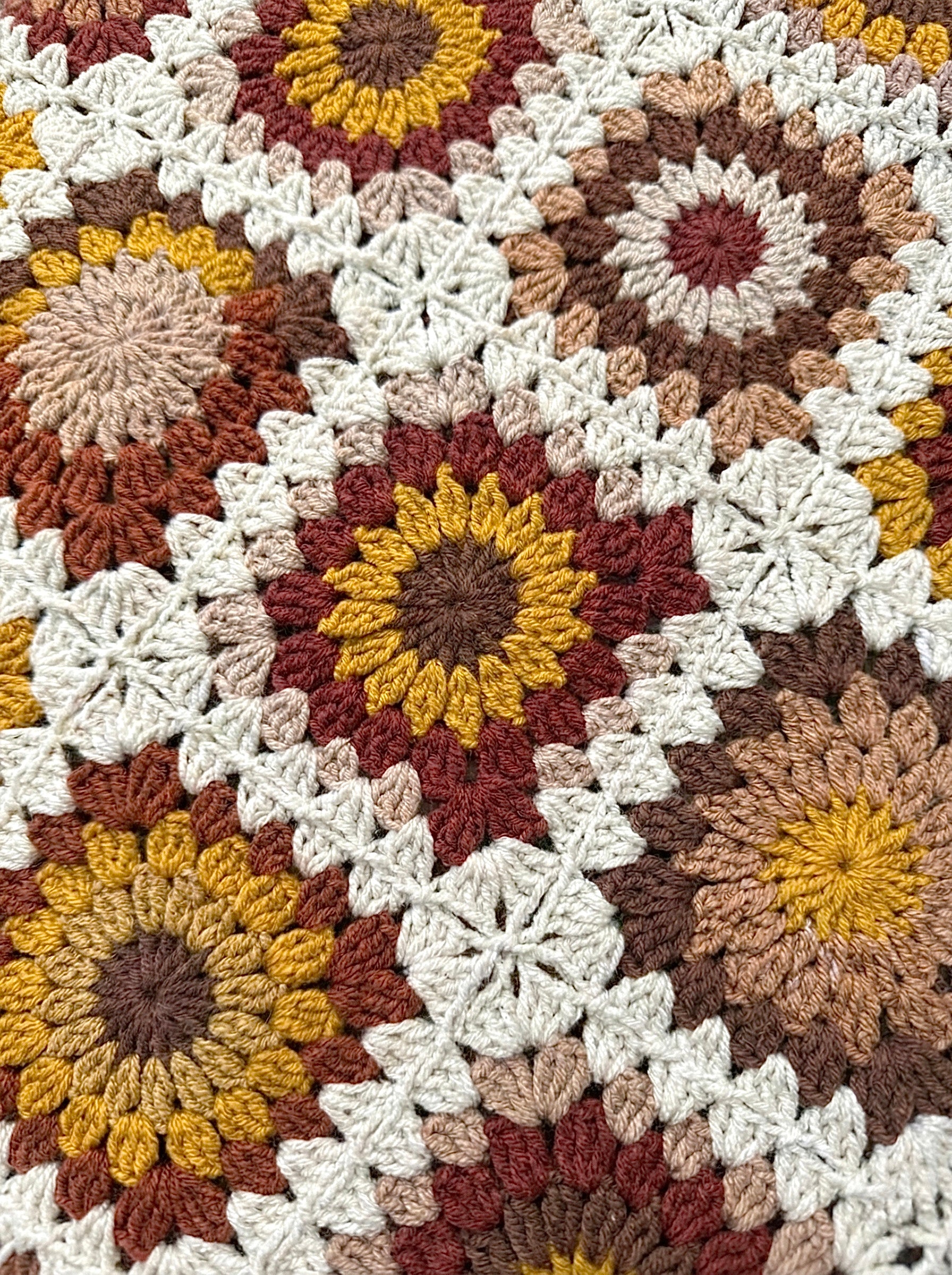Boho long cardi — handmade organic cotton crochet cardigan by Ana Chic, detail 3