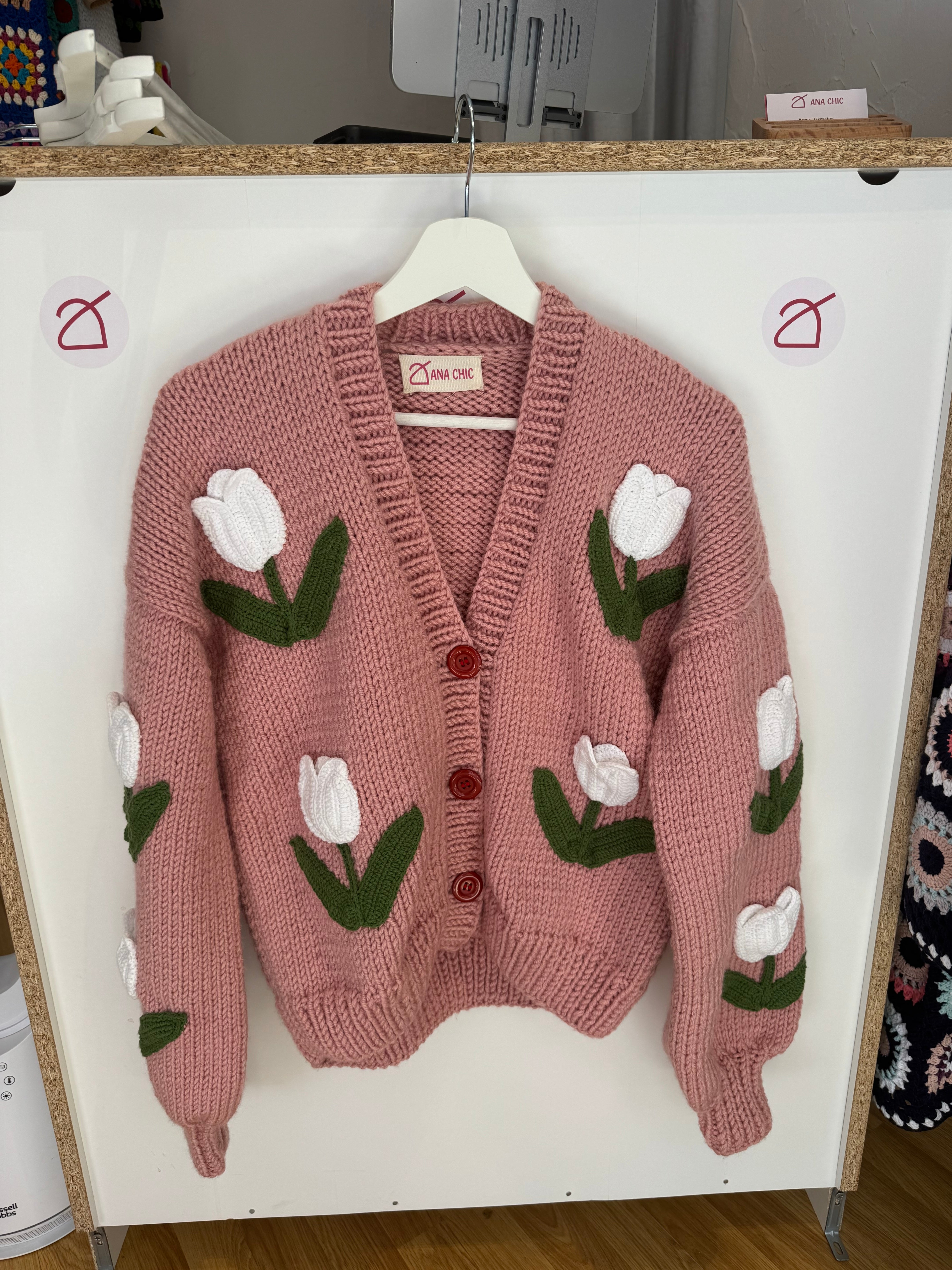 Handmade  by Ana Chic - Tulip pink