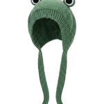 Handmade Beanie by Ana Chic - Froggy Beanie with Ties