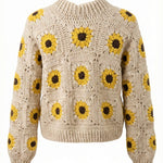 Daisy – Cotton Crochet Cardigan — handmade organic cotton crochet cardigan by Ana Chic, detail 5