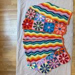 Handmade  by Ana Chic - Rainbow crop